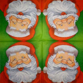 066 Weihnachtsmann Sonstige - 3-lagig (rot) - ti-flair